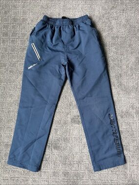 Bauer Boy’s Dark Blue Athletic Joggers with Logo